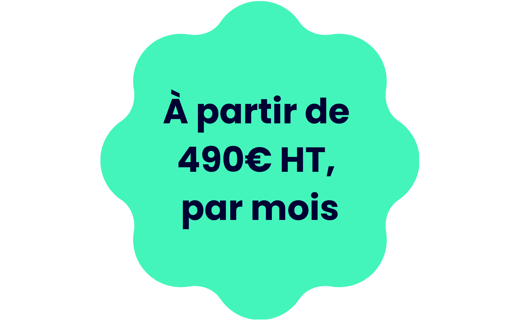 Tarif location bureau à partir de 490€ HT/mois