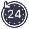 Icône accès 24h/24
